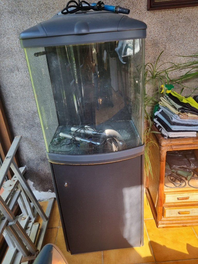 Aquarium, Aquarium vide, Enlèvement, Utilisé, Chauffage