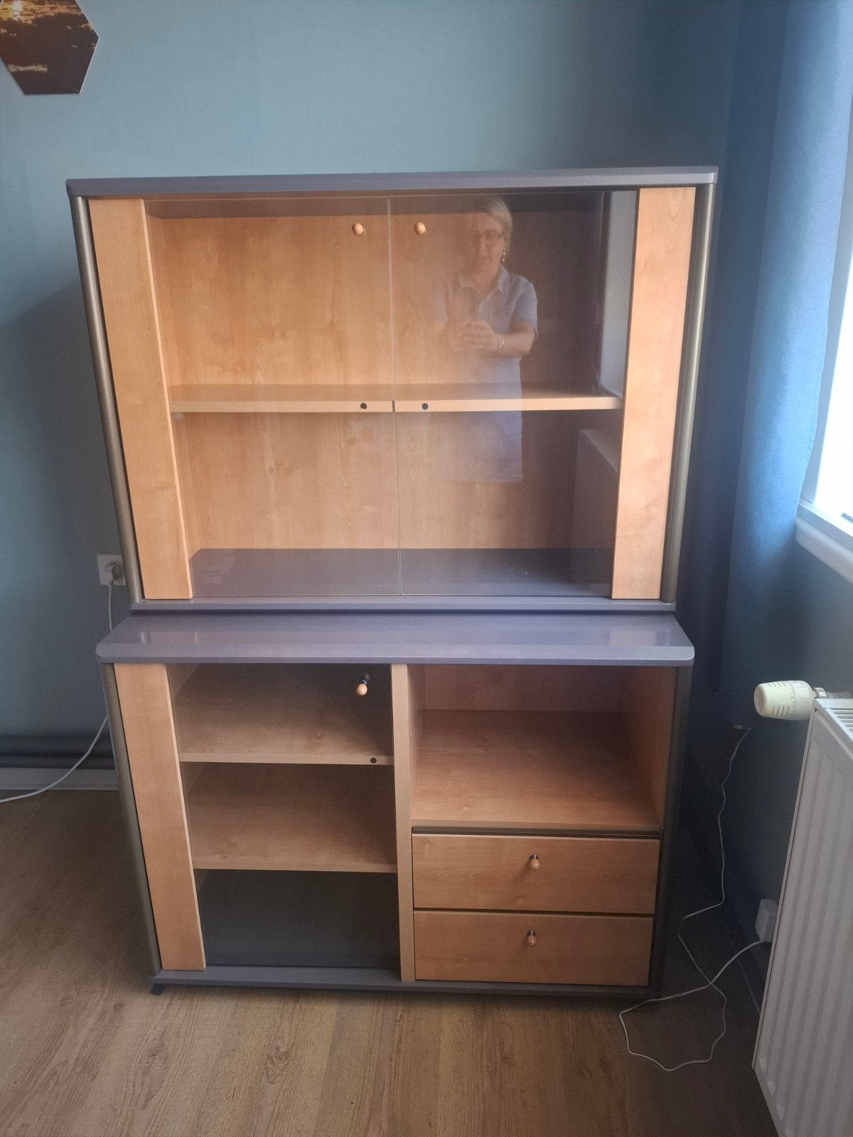 Boekenkast uit 2 delen, Ophalen