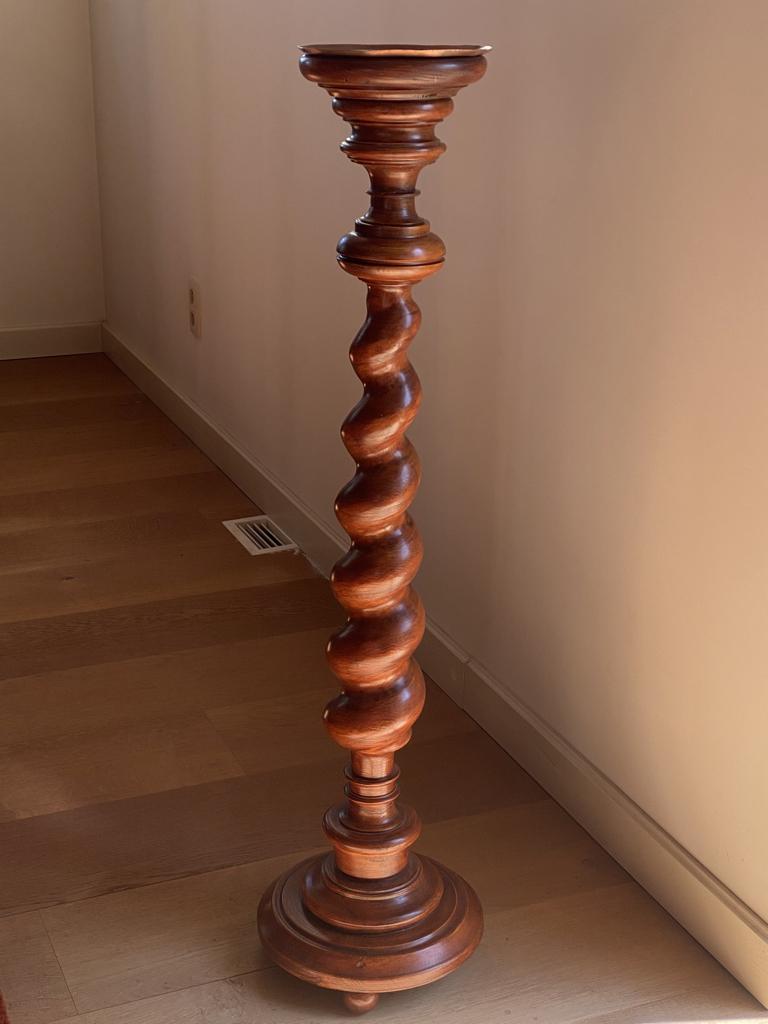 hoge gedraaide plantenzuil, plantenstandaard, piedestal, Ophalen, Zo goed als nieuw