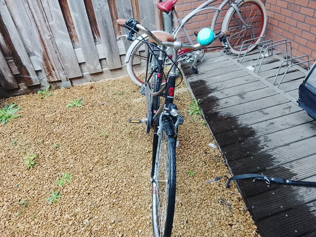 Damesfiets, Ophalen, Gebruikt