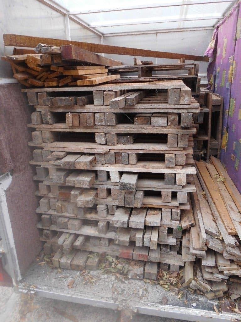 gratis hout, Ophalen