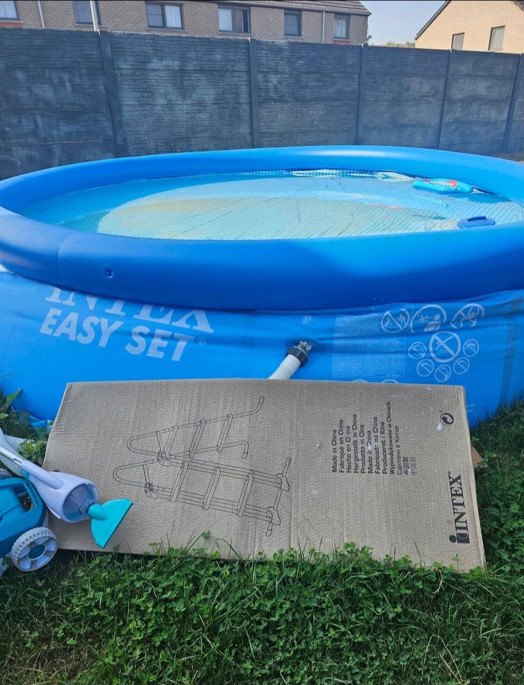 piscine intex 4,57 + accessoires, Ophalen, 80 tot 120 cm, Rond, 300 cm of meer