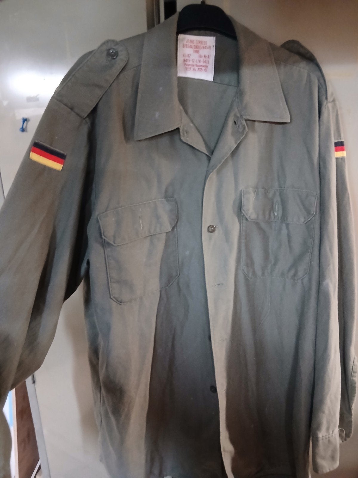 chemise armée allemande., Collections, Enlèvement ou Envoi