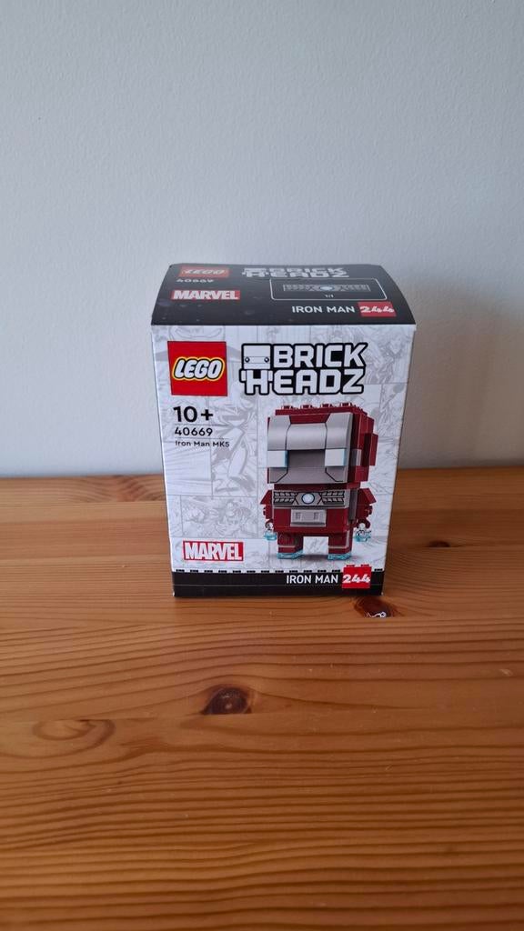 Lego Marvel Brickheadz Iron Man 40669, Ophalen, Lego, BrickHeadz