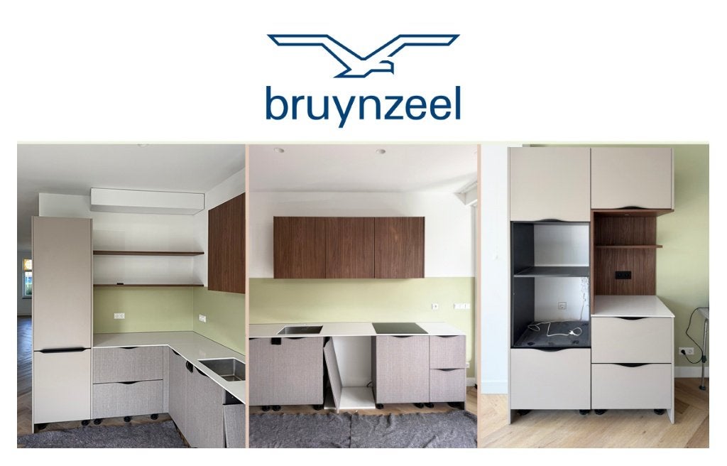 Bruynzeel luxe design keuken 327 x 145 cm + 120 cm - zgan, Huis en Inrichting, Ophalen, Zo goed als nieuw, Overige kleuren, Composiet