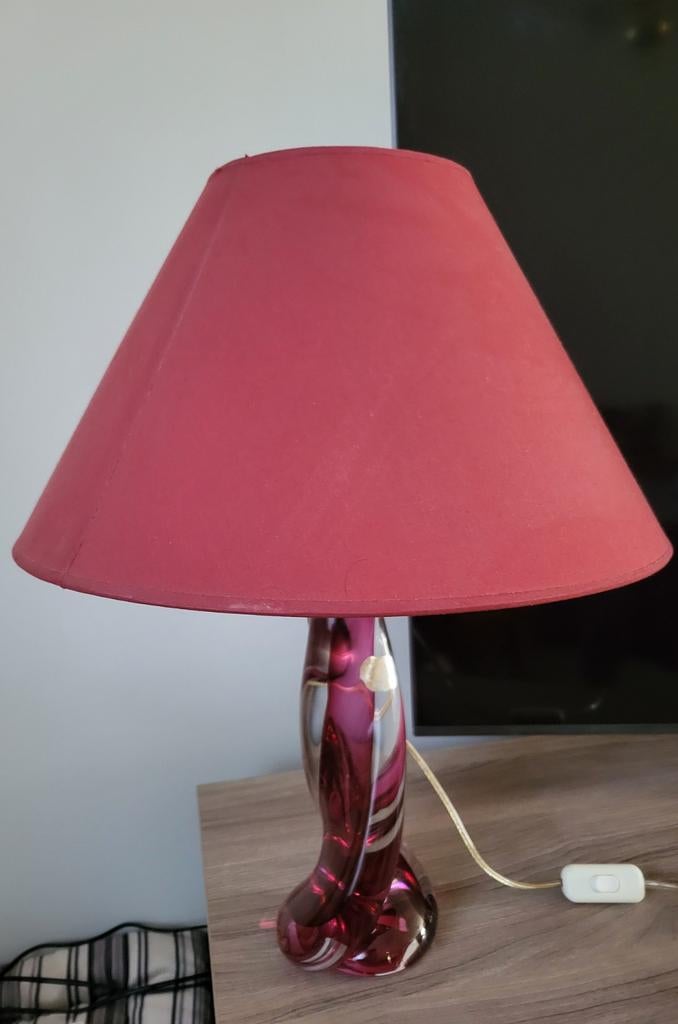 Val Saint Lambert kristallen lamp, Ophalen
