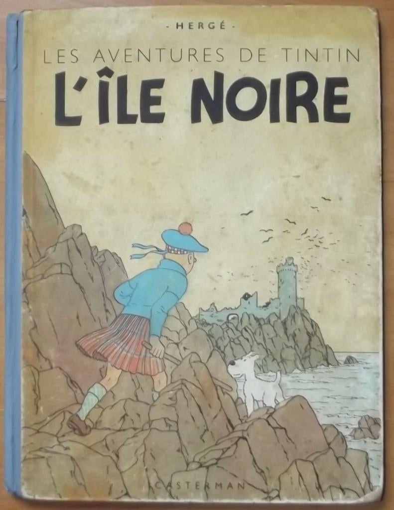 Les aventures de Tintin "L'île noire", Une BD, Enlèvement ou Envoi, Utilisé, Hergé