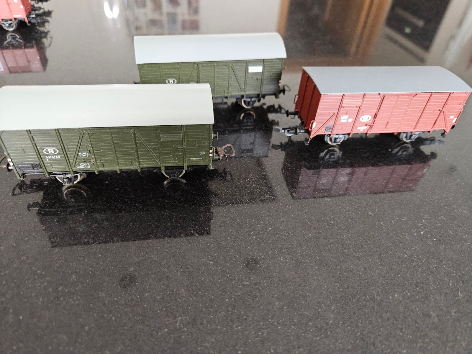 3 wagons de marchandises nmbs sncb, Enlèvement ou Envoi, Utilisé, Wagon, Piko