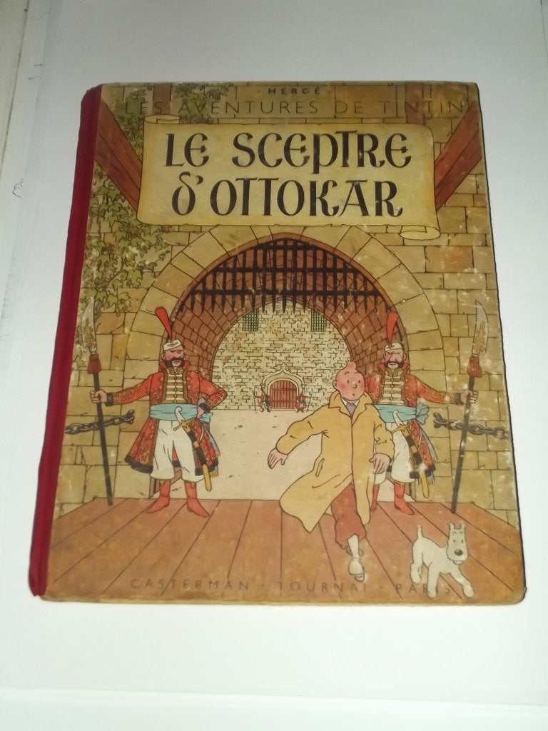 Tintin : Le Sceptre d'Ottokar / EO couleur, Eén stripboek, Ophalen of Verzenden, Gelezen, Hergé