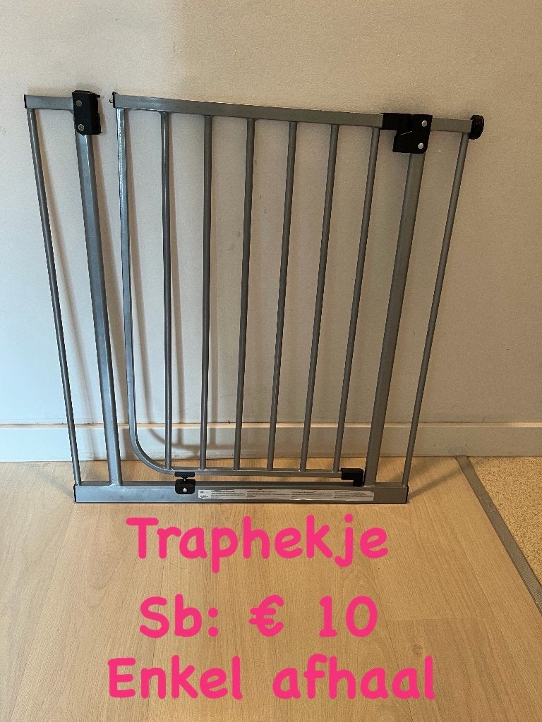 Traphekje, Kinderen en Baby's, Ophalen, Gebruikt, Metaal of IJzer, Klemhekje