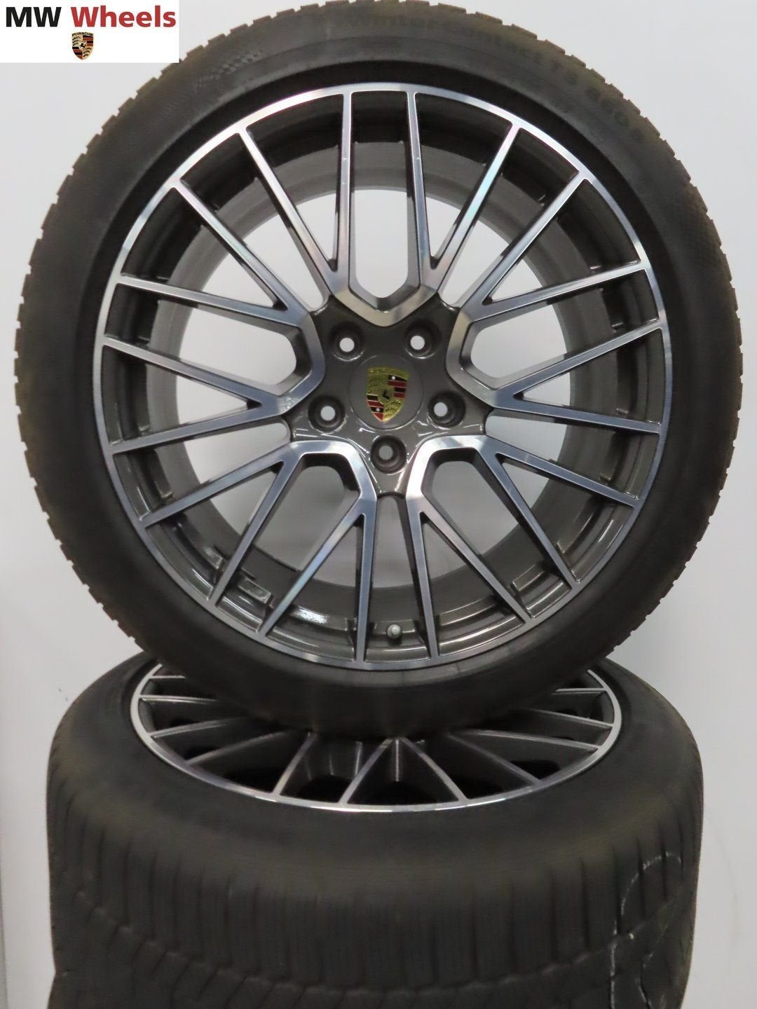Originele Porsche Cayenne Coupe 21 inch velgen winterbanden, Auto-onderdelen, Banden en Velgen, Gebruikt, -, 275 mm, -