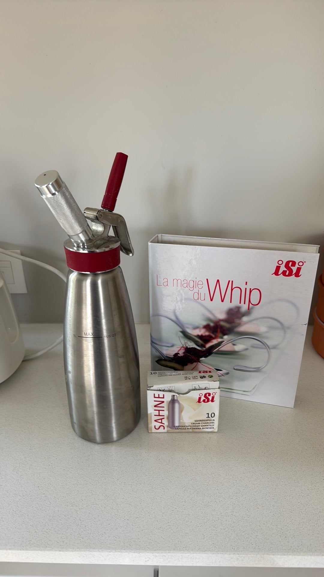 SIPHON DE CUISINE INOX 50 CL Whip, Enlèvement ou Envoi, Comme neuf