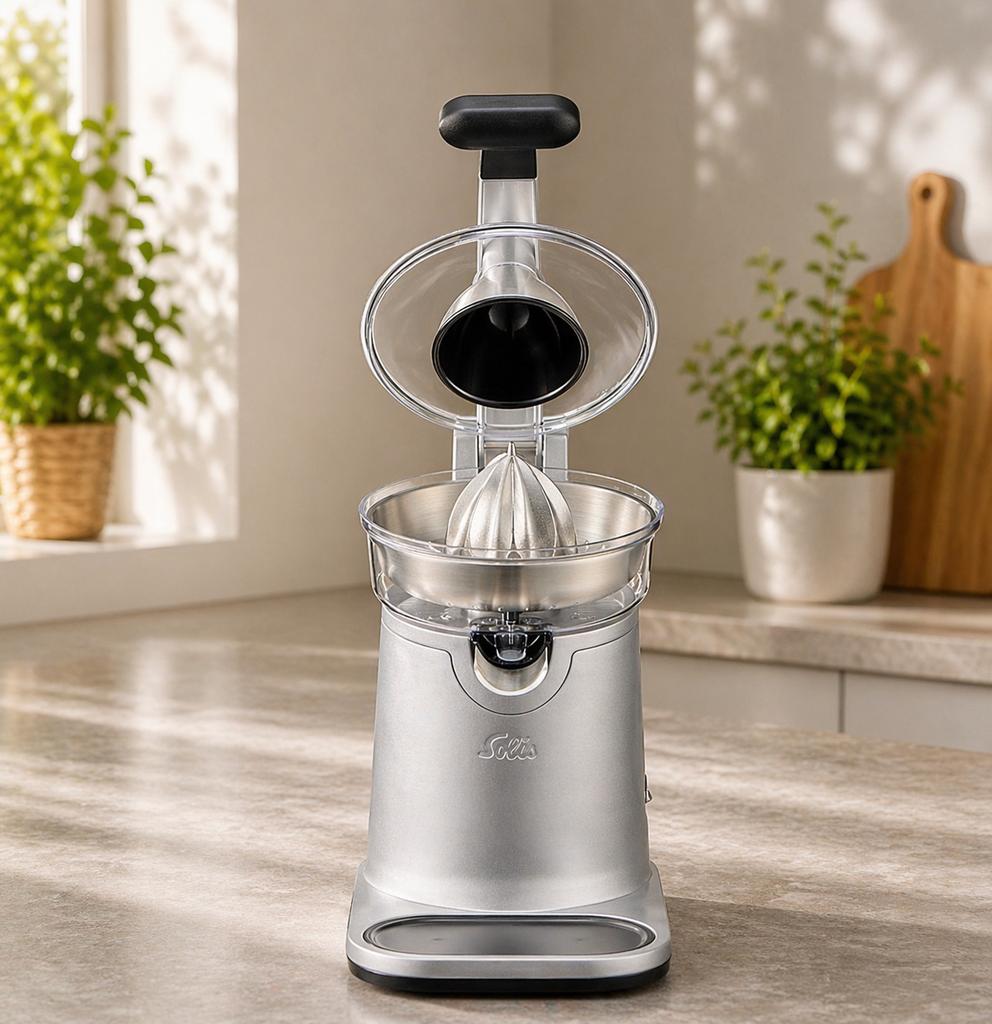 SOLIS Citruspers / Sinaasappelpers, Elektronische apparatuur, Juicers, Zo goed als nieuw, Citruspers, Elektrisch, Ophalen of Verzenden