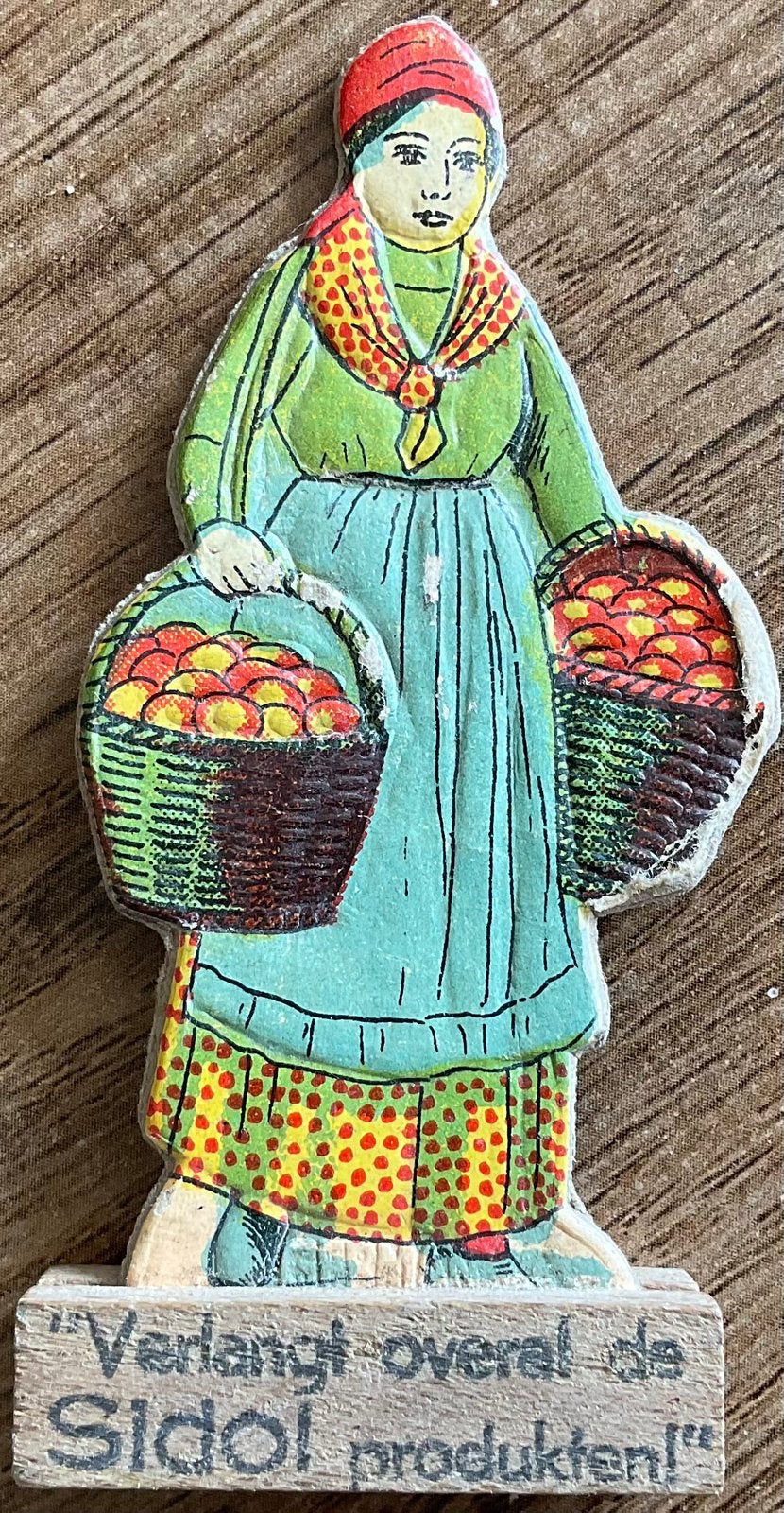 Oude SIDOL PRODUKTEN houten reclame figuurtjes, Verzamelen, Ophalen of Verzenden, Zo goed als nieuw, Overige typen