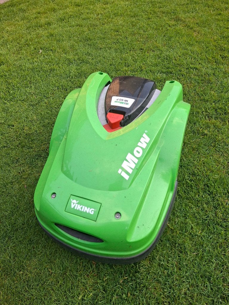 Grasrobot Viking, Ophalen, Viking, Zo goed als nieuw, Met regensensor