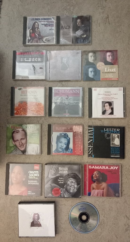 Lot 14 CD Musique Classique, Jazz, Blues & Gospel, Enlèvement, Comme neuf, Album, Comprend un boîtier