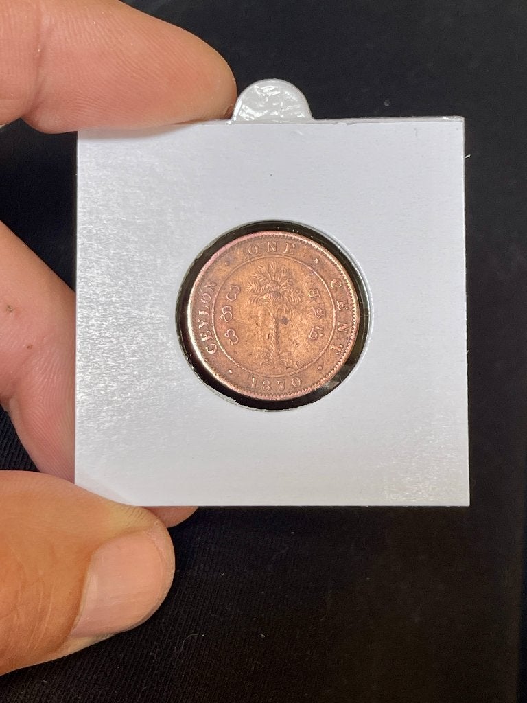 Ceylan 1 cent 1870, Timbres & Monnaies, Monnaies | Europe | Monnaies non-euro, Monnaie en vrac, Enlèvement