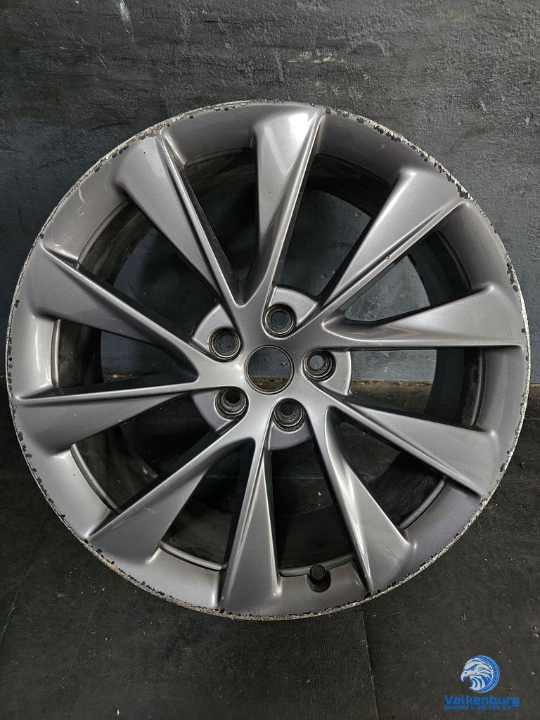 1 stuk originele Tesla Model S Twin Turbine 21 inch velg 5x1, Auto diversen, Wieldoppen, Gebruikt, Ophalen of Verzenden
