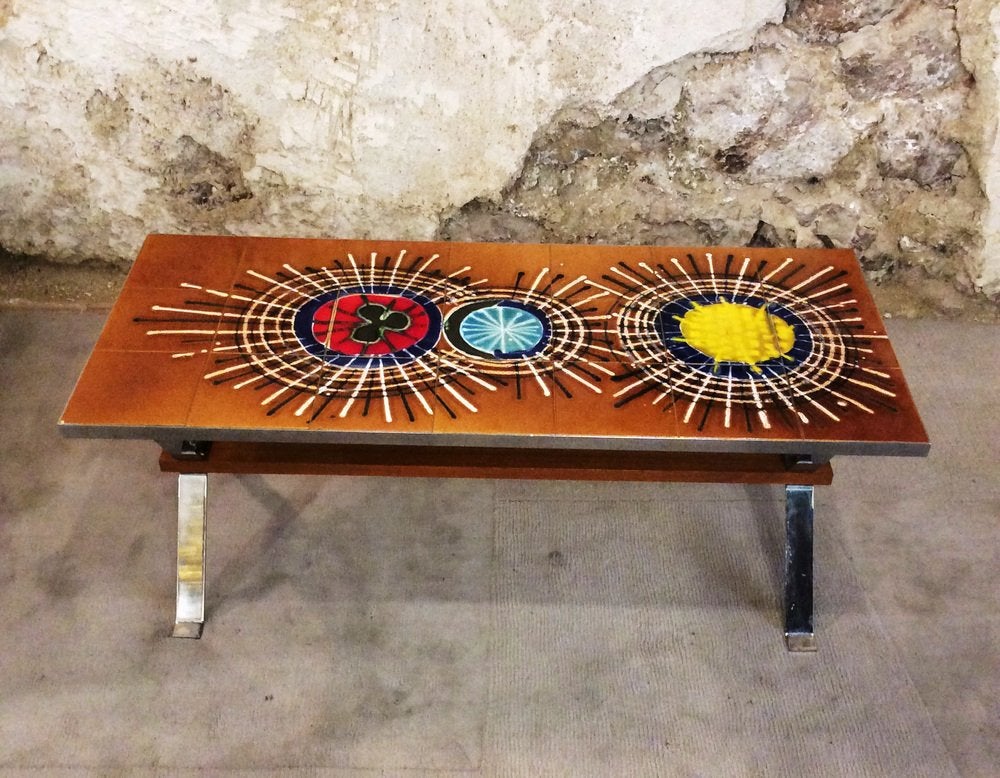 Belarti bijzet tafel side table sixties, Verzamelen, Retro, Ophalen