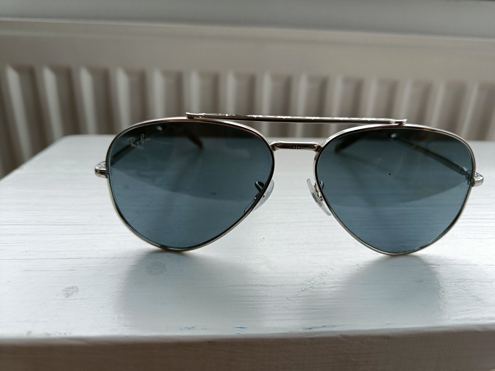 Originele Ray-Ban pilotenbril, Enlèvement ou Envoi, Comme neuf, Lunettes de soleil, Ray-Ban