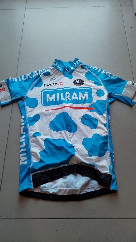 classic wielershirt UCI pro tour Milram XL 2009, Ophalen of Verzenden