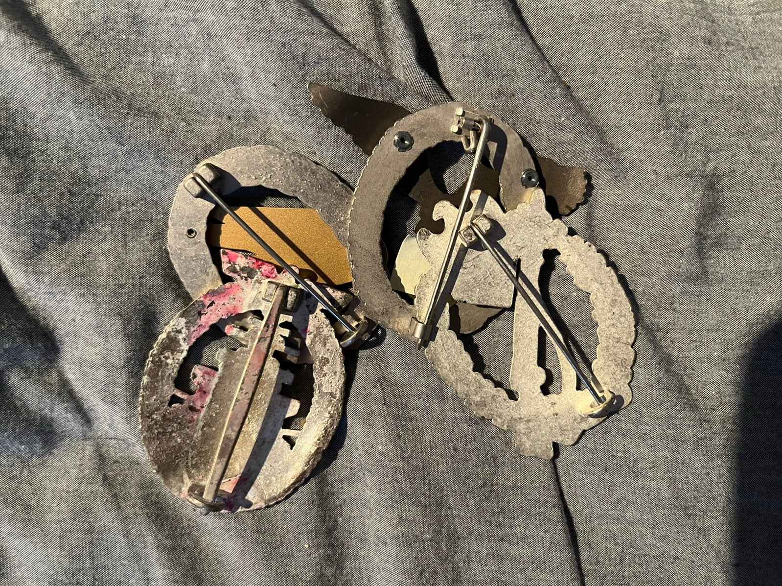 4 repro badges, Verzenden, Overige soorten, Lintje, Medaille of Wings