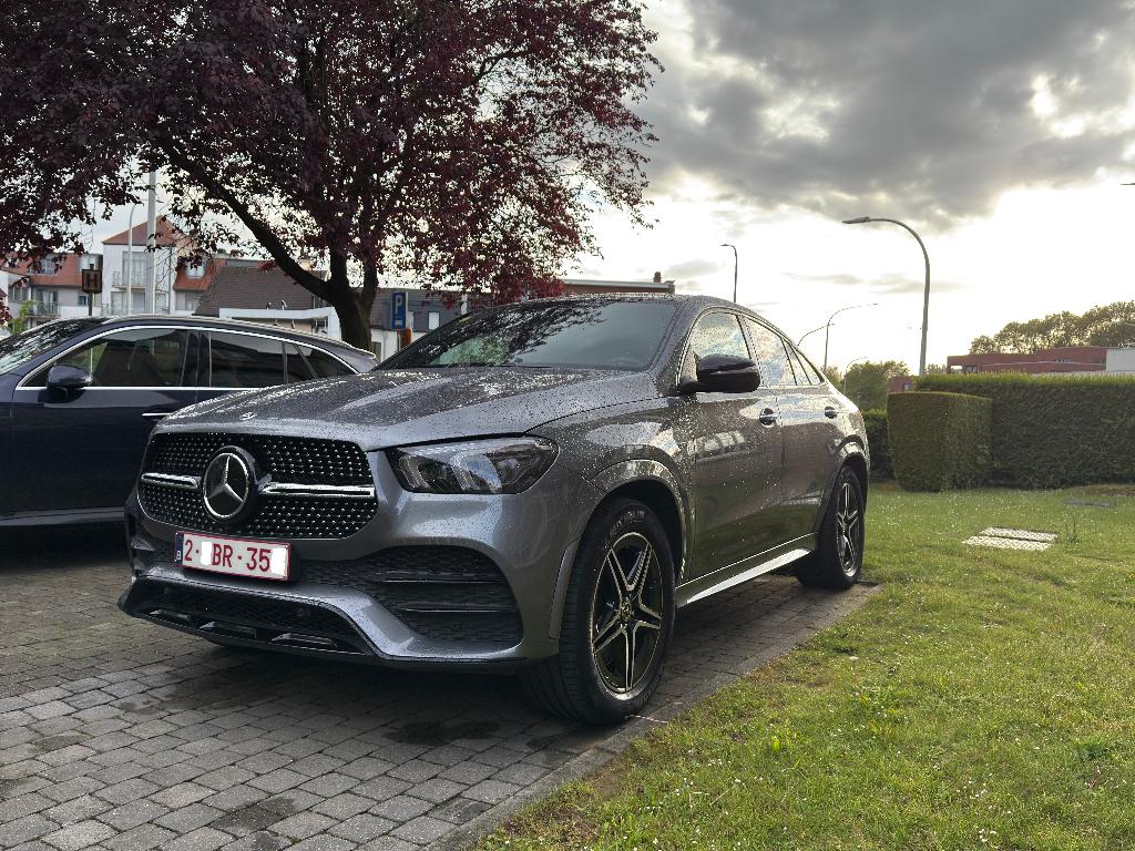 Mercedes GLE 350de Coupe AMG✅ 1e MAIN✅ PANO AIRMATIC HUD-dak, Auto's, Automaat, 5 deurs, Particulier, Zilver of Grijs