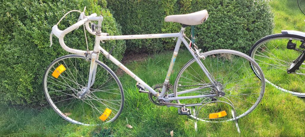 Koersfiets retro, Fietsen en Brommers, Ophalen