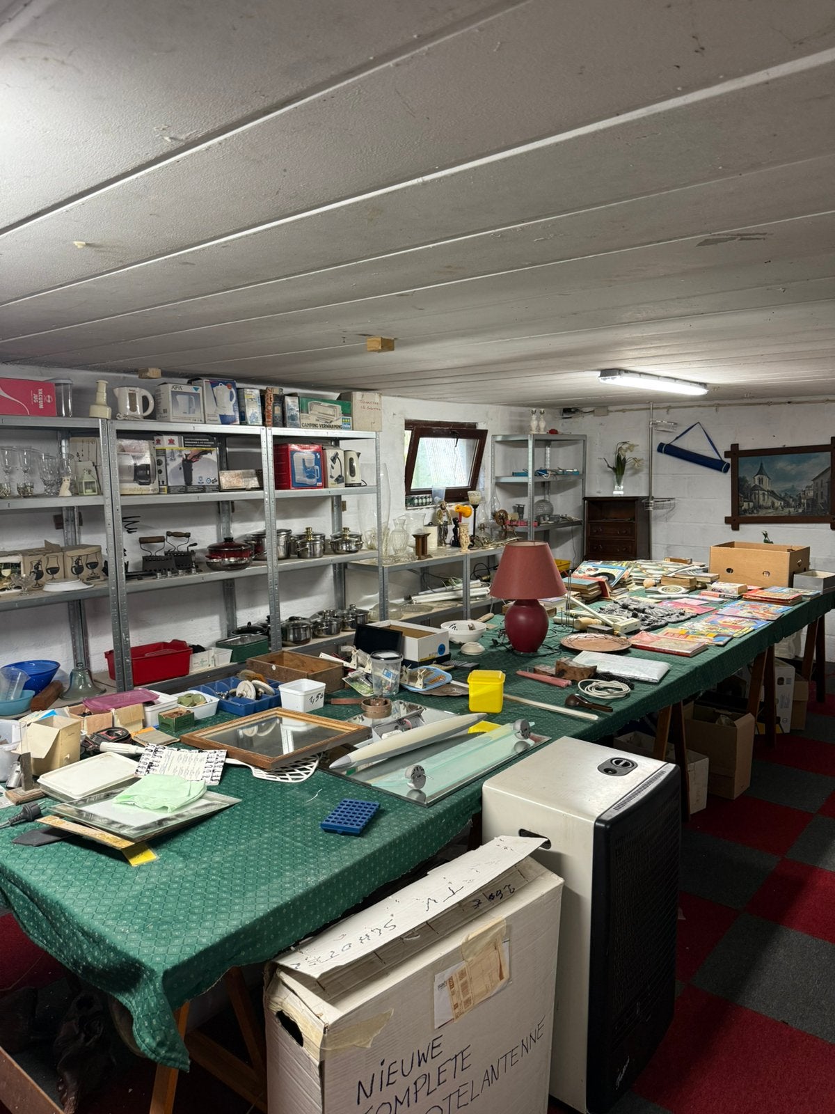 Garage verkoop, Ophalen