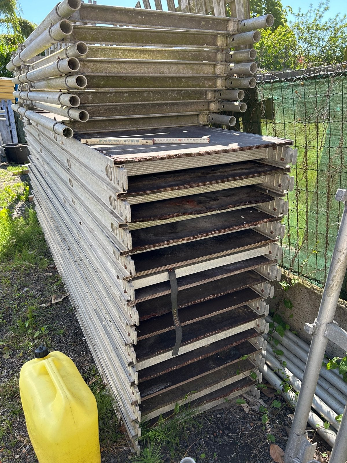 Stelling, Ophalen, Gebruikt, Gevelsteiger, 5 meter of hoger