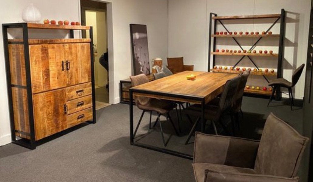 Volledige eetkamer + tv meubel, Huis en Inrichting, Ophalen, Zo goed als nieuw