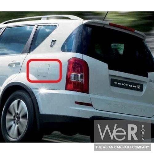 Tankklep met scharnier Pearl White Lily - SsangYong Rexton 2, -, Deur, -, Ophalen of Verzenden