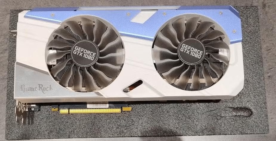 Nvidia Palit GameRock GTX 1080, Computers en Software, Videokaarten, Ophalen, PCI-Express 3, Gebruikt, HDMI