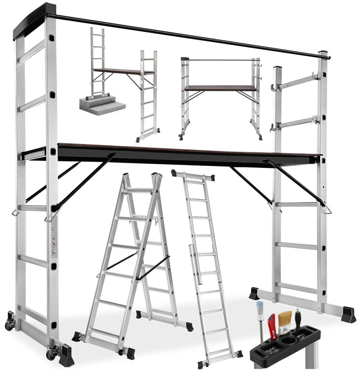 tectake Multisteiger 4-in-1, Doe-het-zelf en Bouw, Ophalen, Zo goed als nieuw, Overige typen