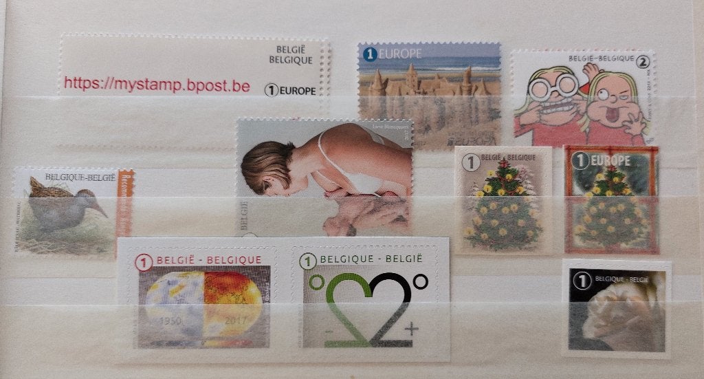 België: Jaargang 2017, Postzegels en Munten, Orginele gom, Ophalen of Verzenden, Zonder stempel, Postfris