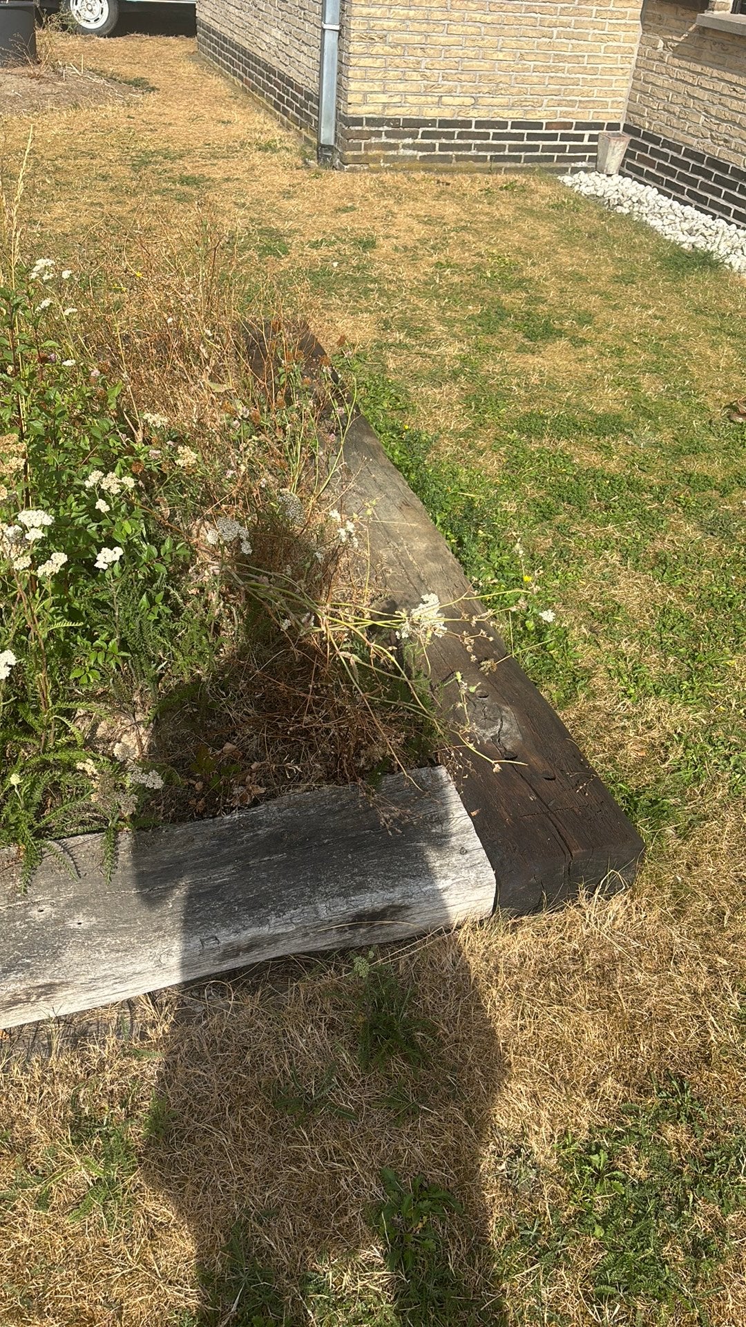 20 lopende meter aan treinbilzen, Tuin en Terras, Ophalen, Gebruikt, 250 cm of meer
