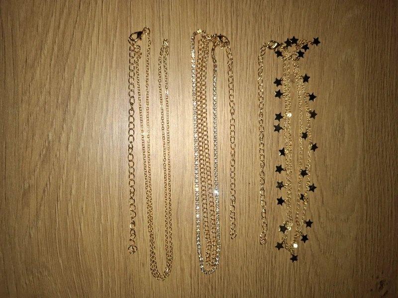 Lot bijoux fantaisie, Bijoux, Sacs & Beauté, Colliers, Neuf, Avec strass, Enlèvement ou Envoi, Or