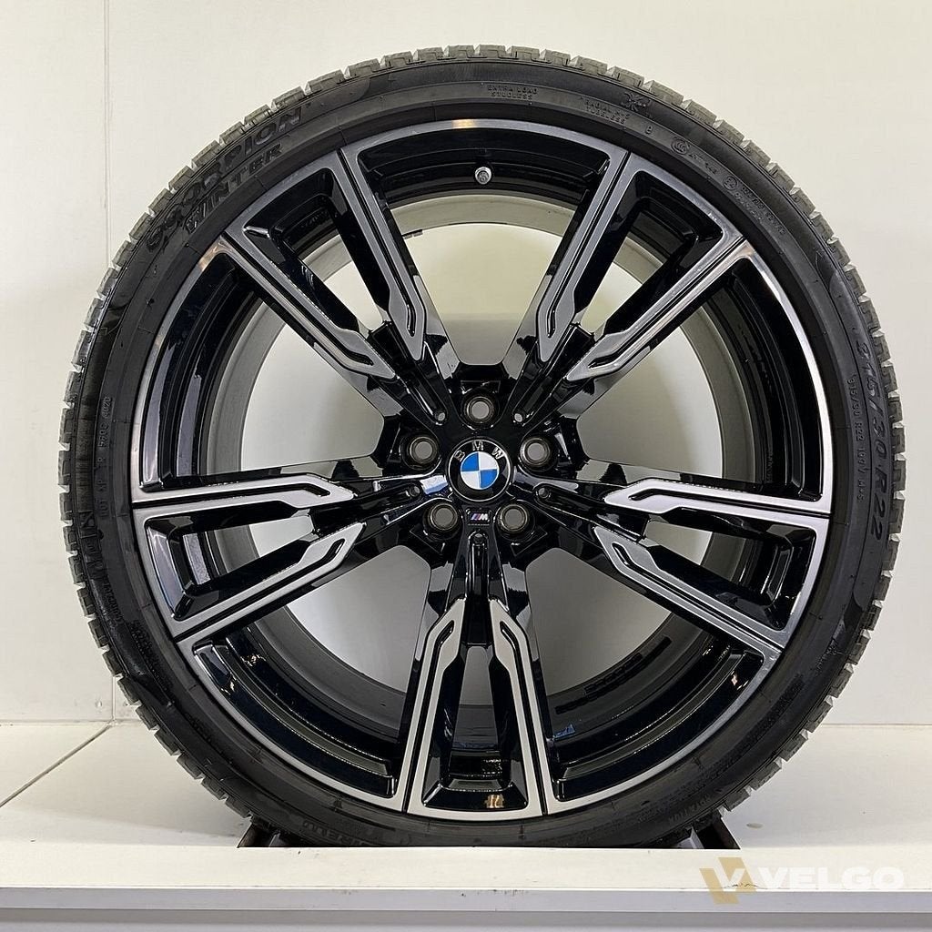BMW X5 G05 X6 G06 BREEDSET VELGEN + WINTERBANDEN 22 INCH ORI, Auto-onderdelen, Gebruikt, -, 275 mm, -