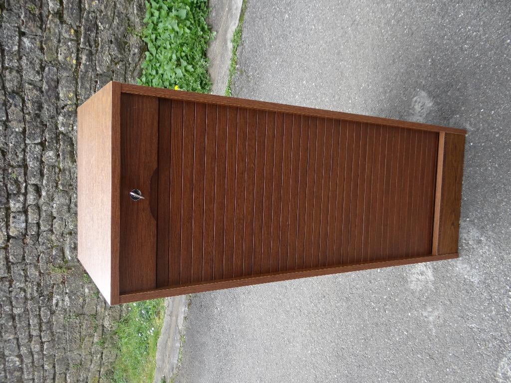 meuble classeur, Maison & Meubles, Enlèvement, Comme neuf, Teck