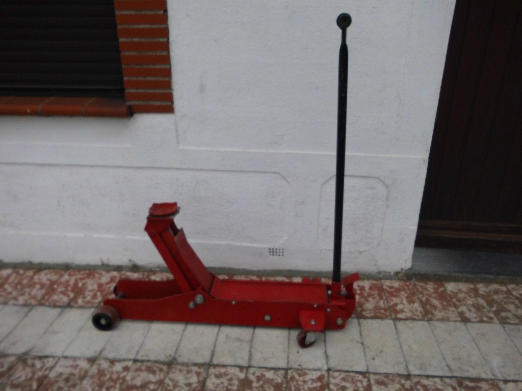 Hydraulische garagekrik 4T in goede staat, Ophalen, Zo goed als nieuw, Hydraulisch, Garagekrik