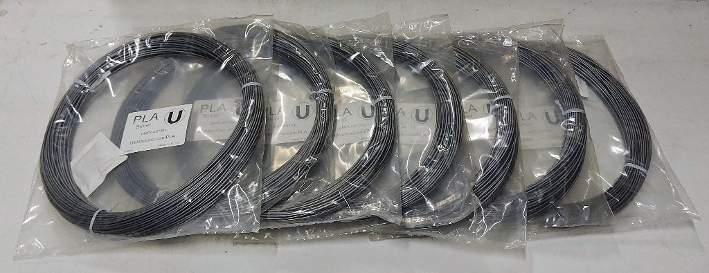 Ultimachine PLA "Silver" Filament 0.5 Kg (7 Beschikbaar), Ophalen of Verzenden, Nieuw, Filamentrollen
