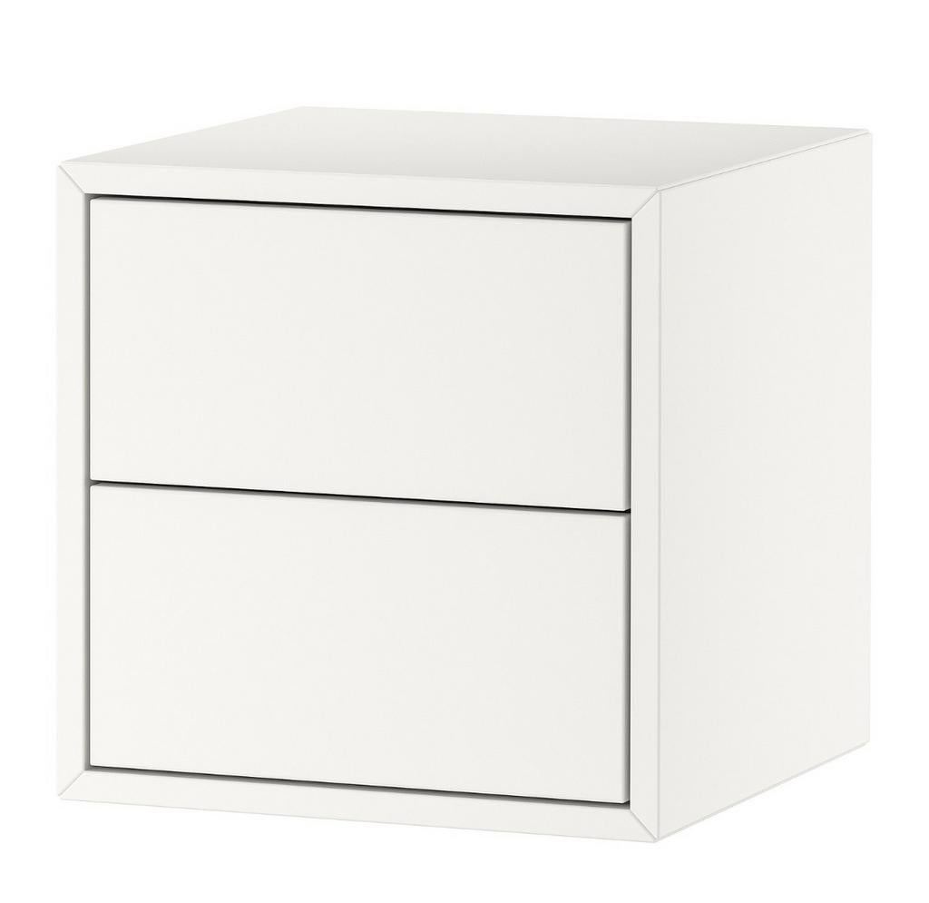Eket Ikea kast met 2 lades wit - NIEUW in verpakking, Maison & Meubles, Neuf, Moins de 25 cm, Moins de 100 cm, Enlèvement