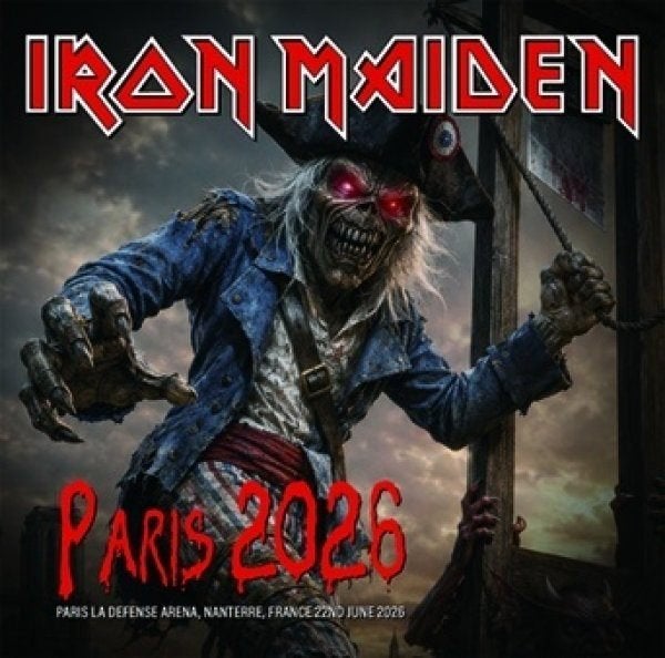 2 cd's - IRON MAIDEN - Live Paris 2026, Import, Ophalen of Verzenden, Live-album, Nieuw in verpakking