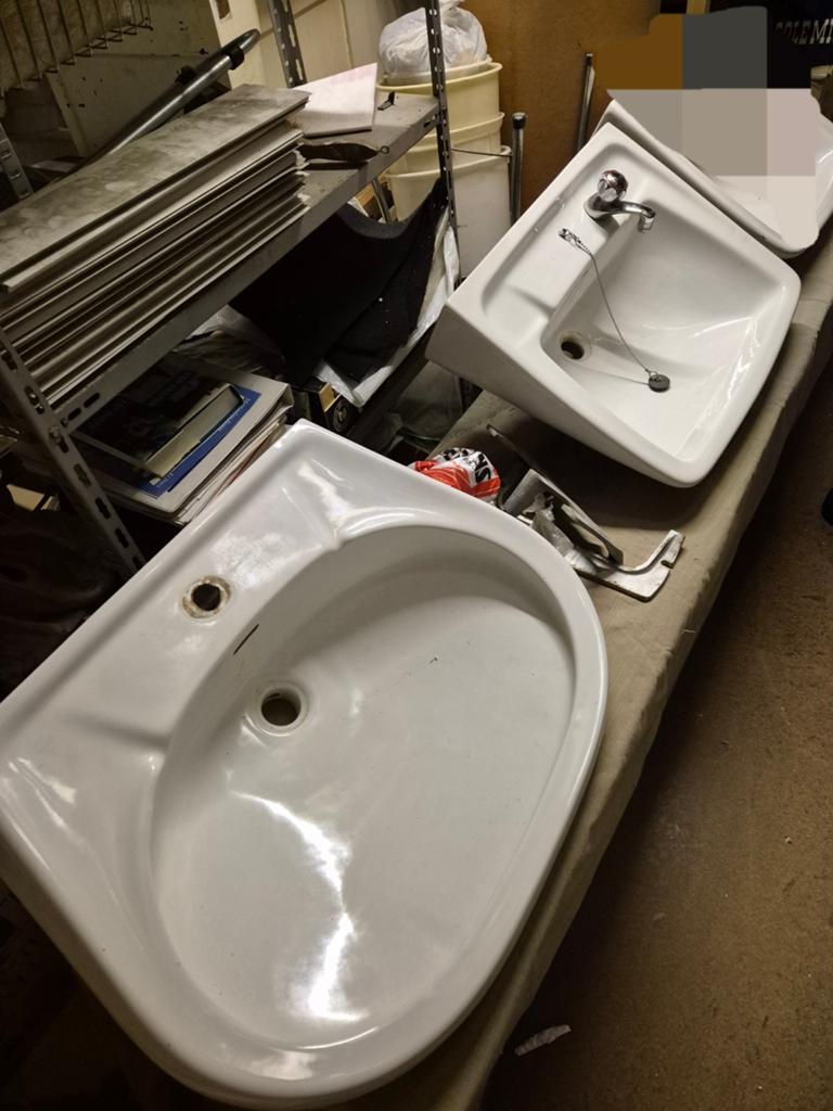 2 vasques - vintage, Bricolage & Construction, Enlèvement, Lavabo