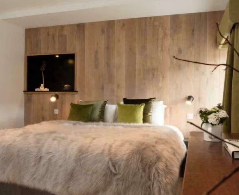 REVÊTEMENT MURAL EN CHÊNE, HUILÉ EN BLANC!!!!, Enlèvement, Intérieur