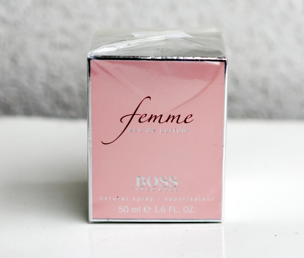 Eau de parfum Boss Femme - 50 ml, Collections, Parfums, Enlèvement ou Envoi, Neuf, Bouteille de parfum, Plein