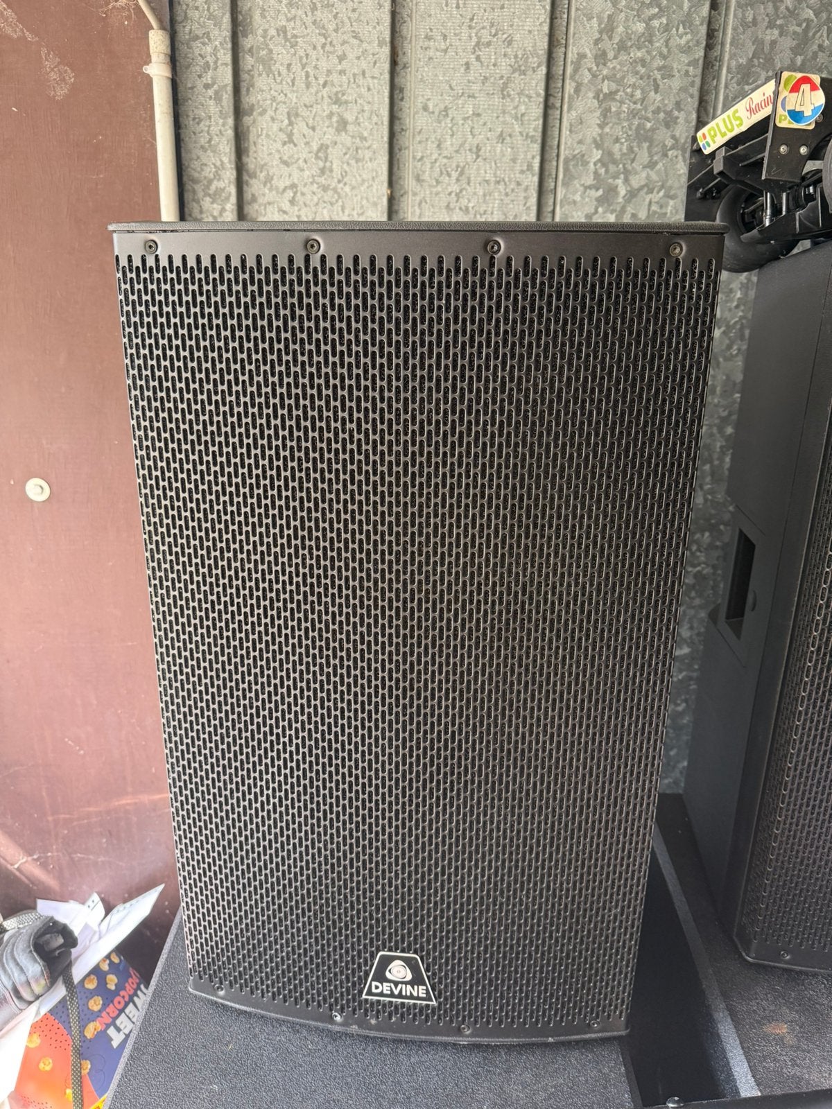 Complete Geluidsset: 2x Devine Onyx 15A Actieve Speakers, Muziek en Instrumenten, Ophalen, Gebruikt, 1000 watt of meer, P.A.
