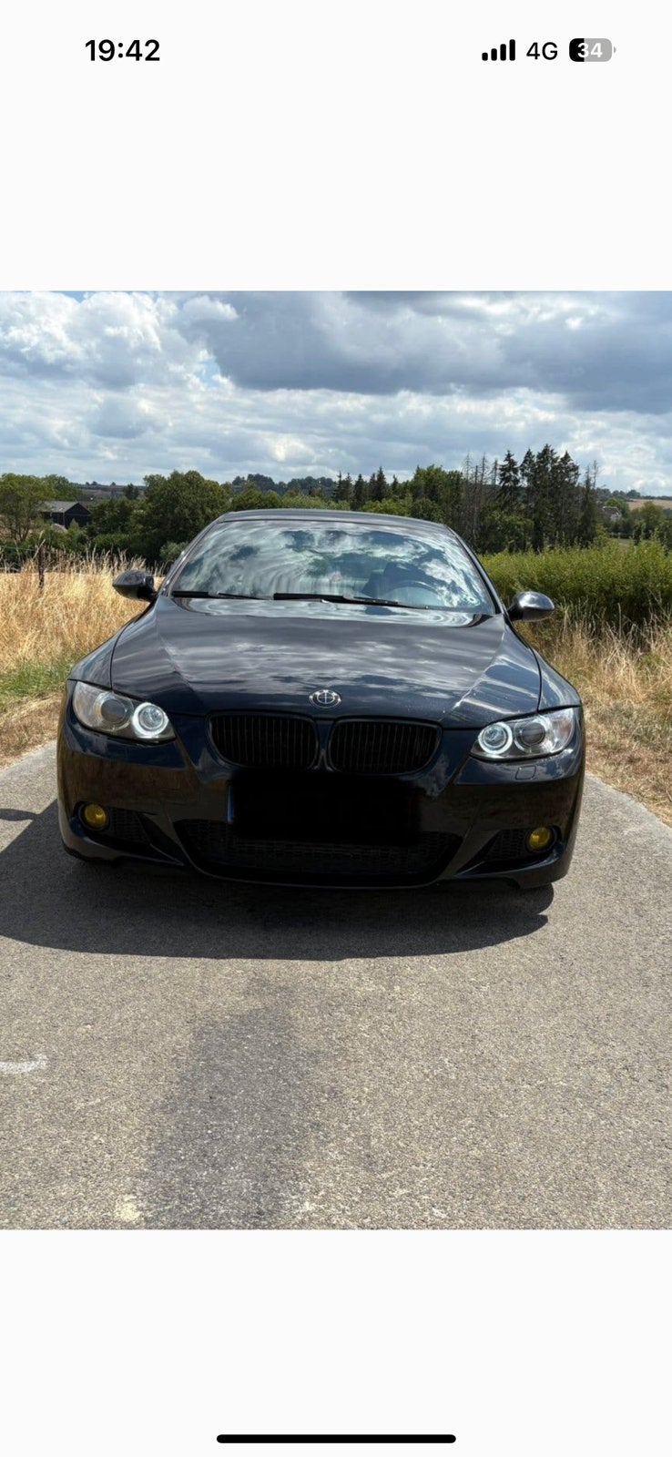 Bmw e92 /// pack-m, Auto's, Achterwielaandrijving, Zwart, 4 cilinders, Zwart