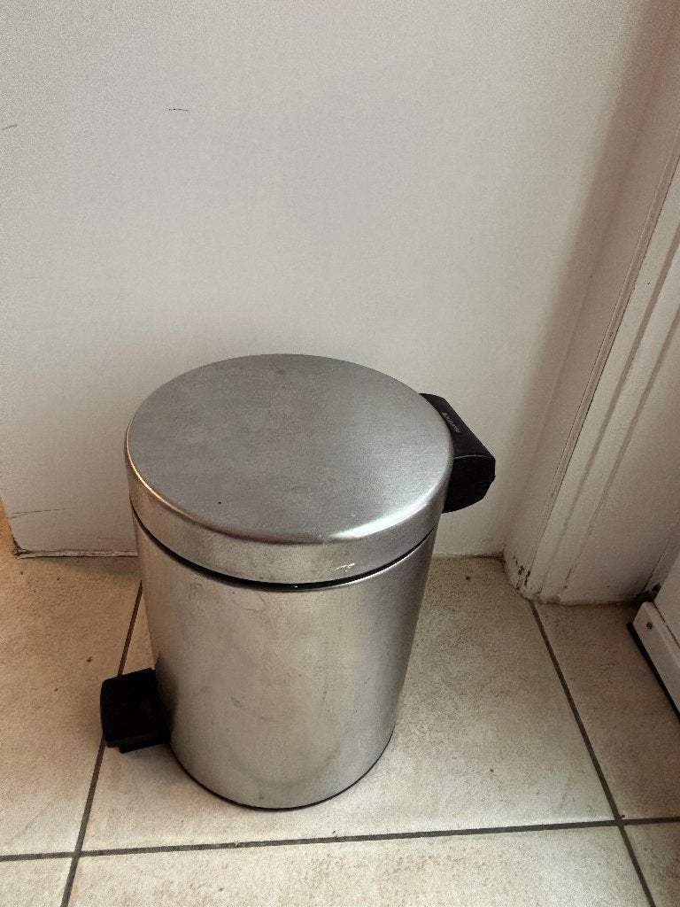 Pedaalemmer Brabantia 5L, Enlèvement, Utilisé, Inox
