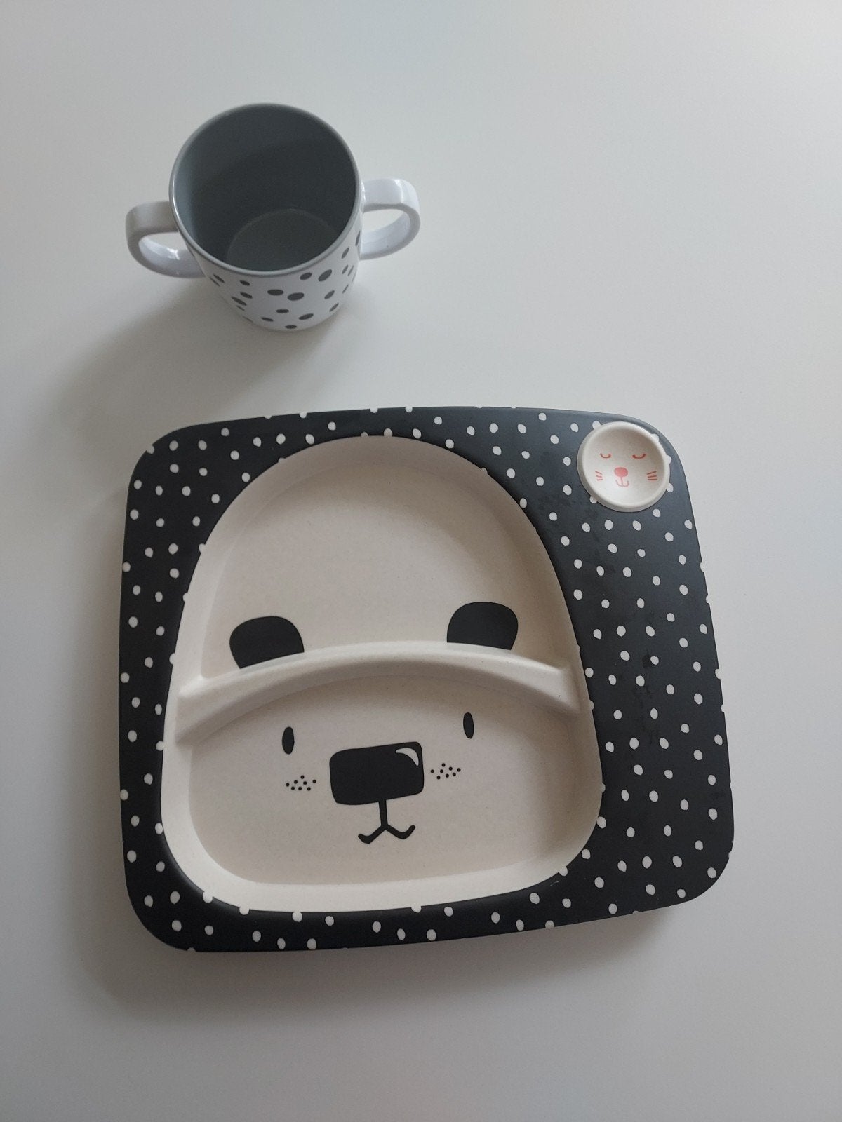 Bord Hema + beker, Kinderen en Baby's, Babyvoeding en Toebehoren, Ophalen